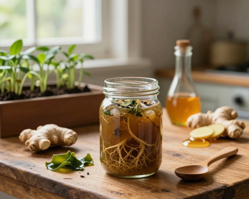 Selbstgemachter biologischer Wurzelstimulator Selbstgemachter biologischer Wurzelstimulator