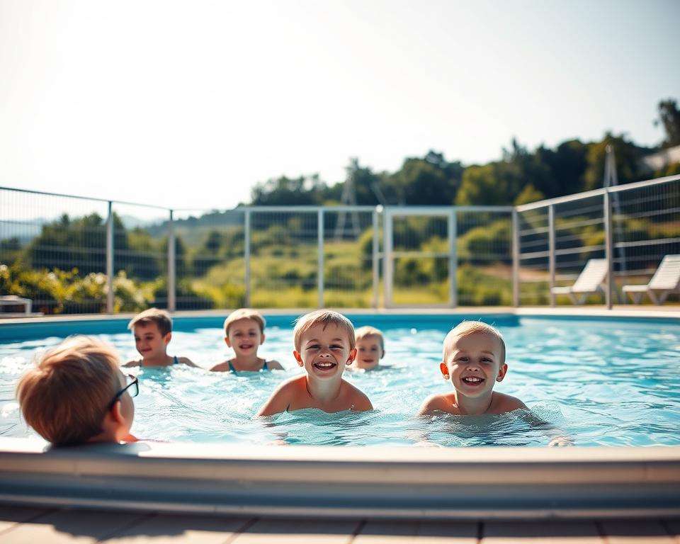 Sicherheit Poolbau Kinder
