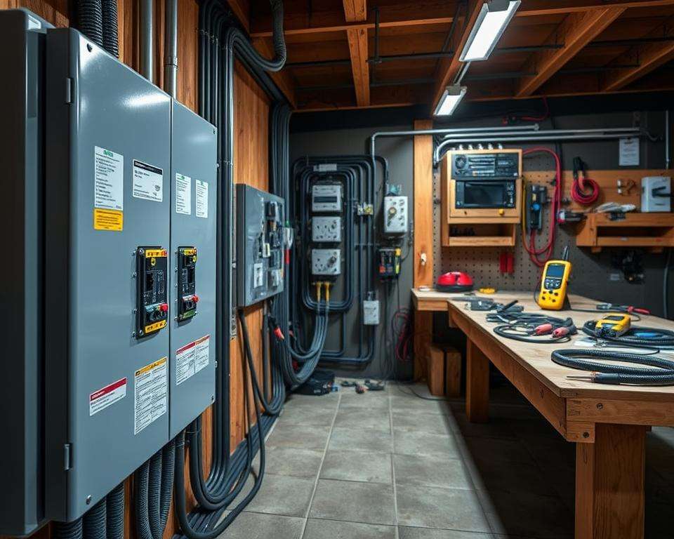 Sicherheit Strom Gartenhaus