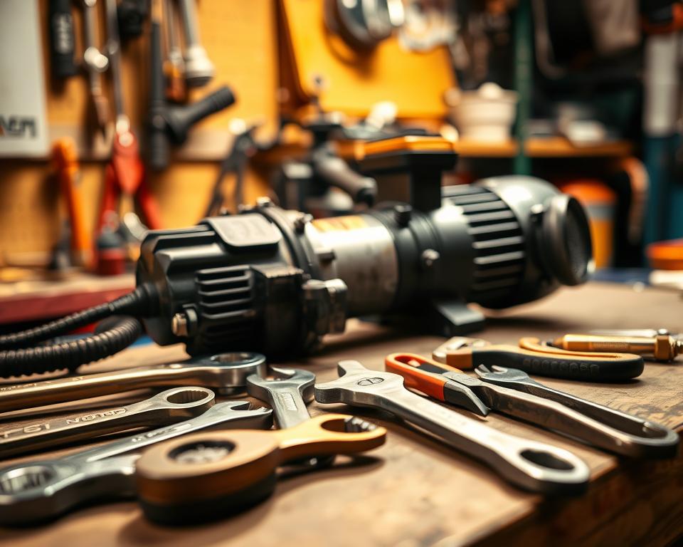Sicherheit bei Pumpenreparatur