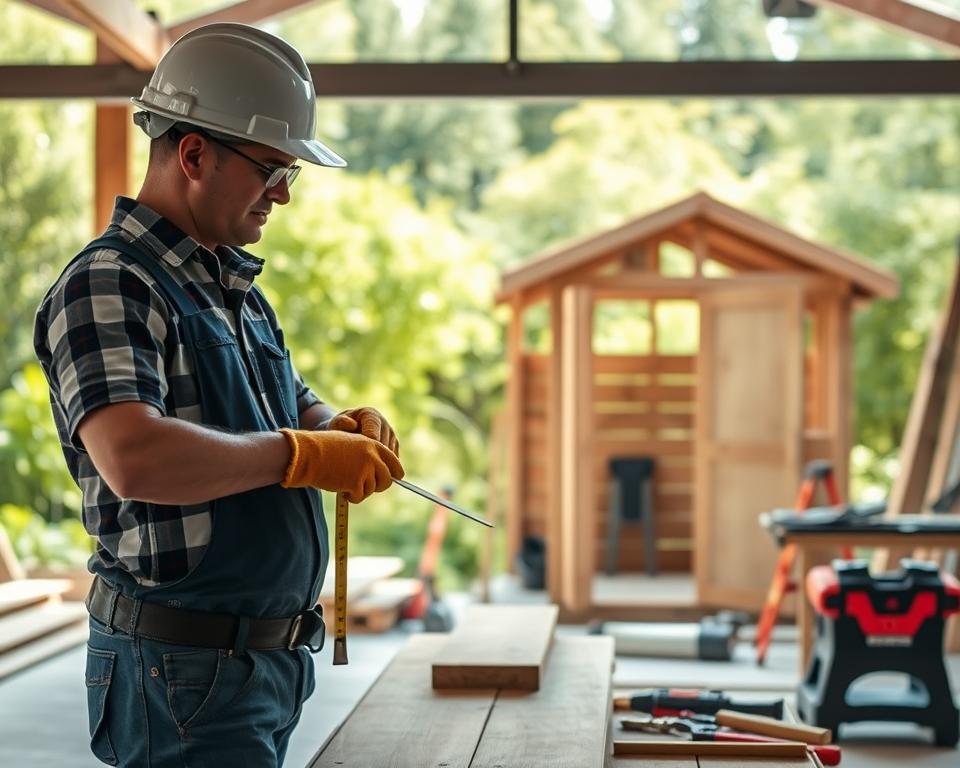 Sicherheit beim Gartenhausbau