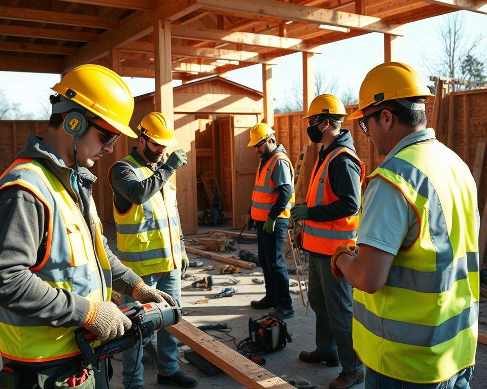 Sicherheitsaspekte Schutzausrüstung Bau