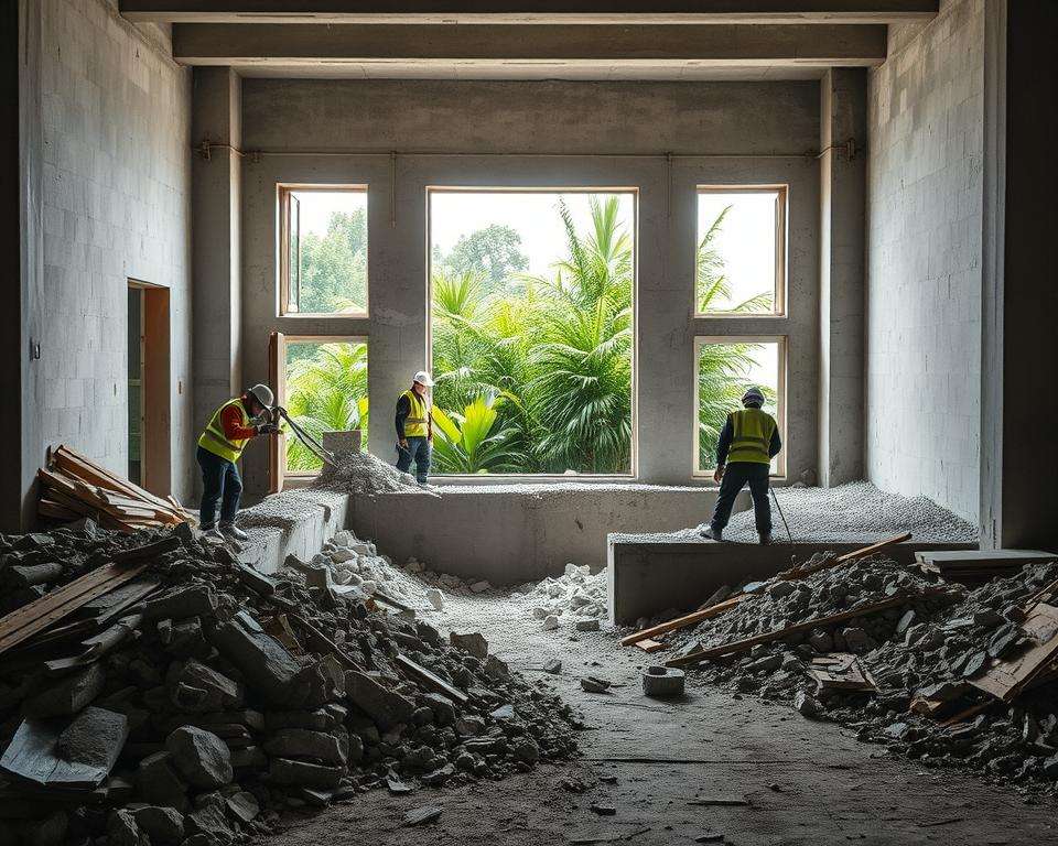 Sicherheitsaspekte Umweltbewusstsein Abbruch