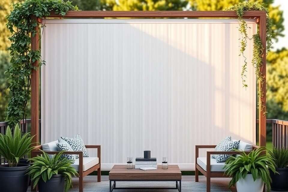 Sichtschutz Terrasse freistehend: Ratgeber für Ihre Privatsphäre