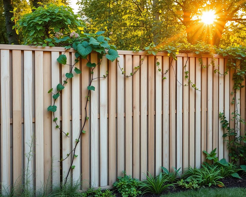 Sichtschutz Zaunhöhe Gartendesign