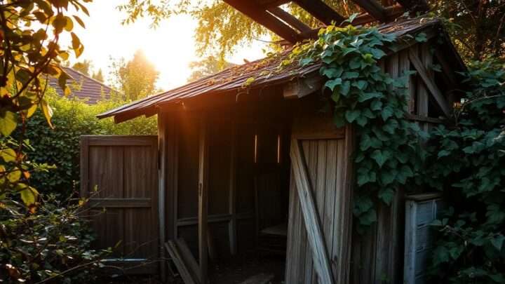 So entsorgen Sie einen alten Gartenschuppen: Tipps und bewährte Methoden
