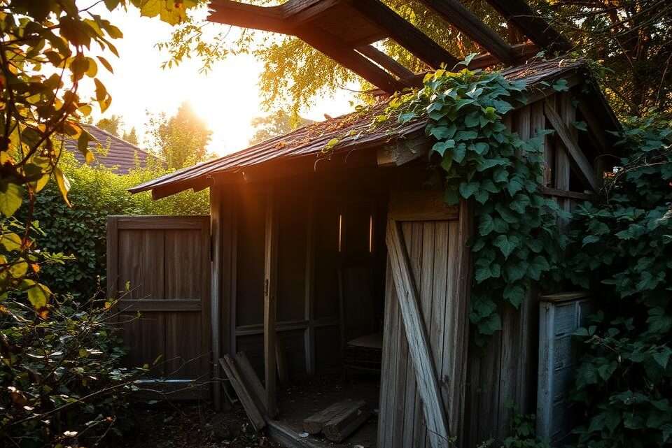 So entsorgen Sie einen alten Gartenschuppen: Tipps und bewährte Methoden