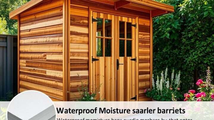 So machst du deinen Schuppen feuchtigkeits- und dampfdicht