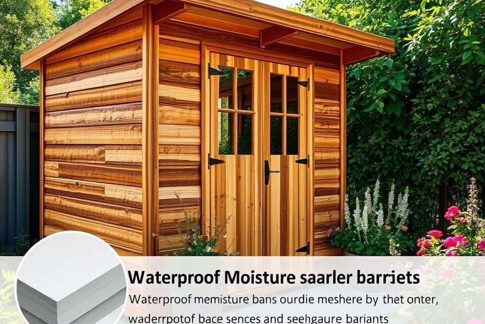 So machst du deinen Schuppen feuchtigkeits- und dampfdicht