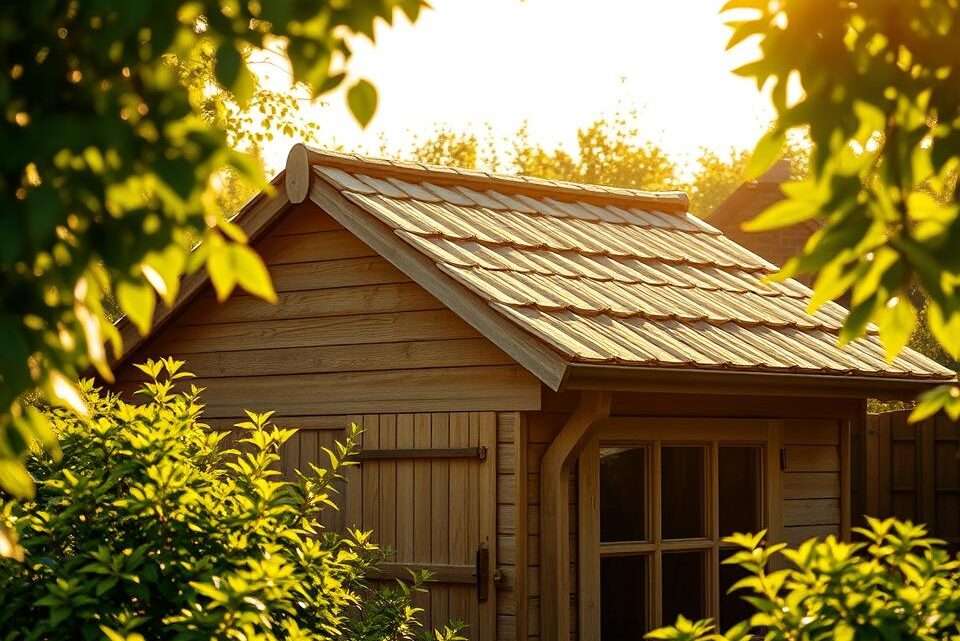 So verbesserst du Optik und Funktion deines Gartenhausdachs