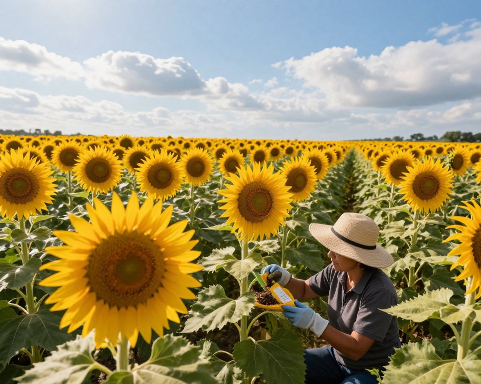 Sonnenblumen Düngung
