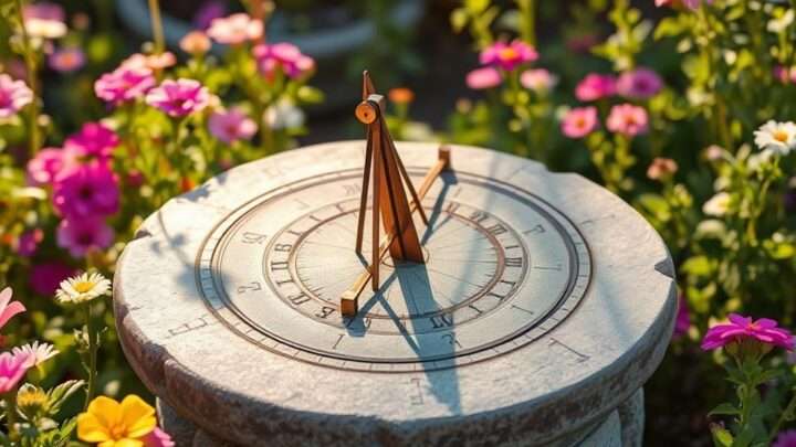 Sonnenuhr für den Garten selber machen