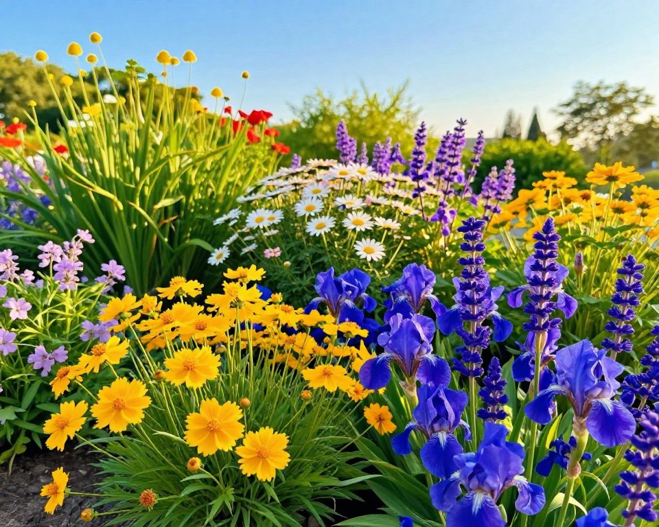 Sonnige Staudenbeete Gestaltung