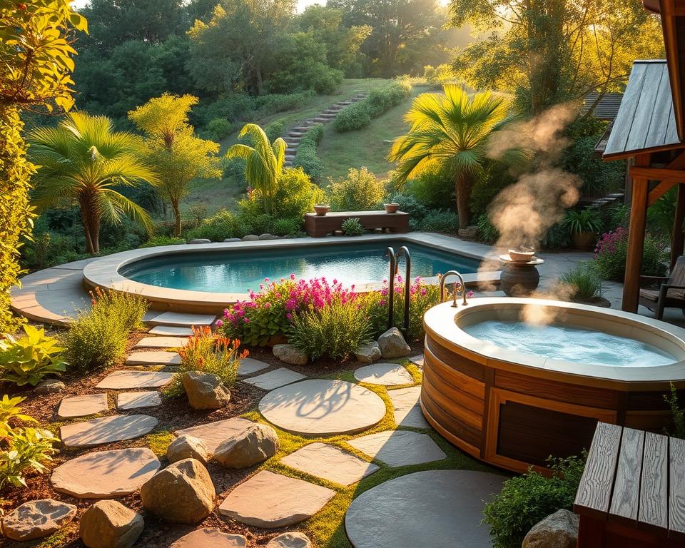 Spa-Planung im Garten