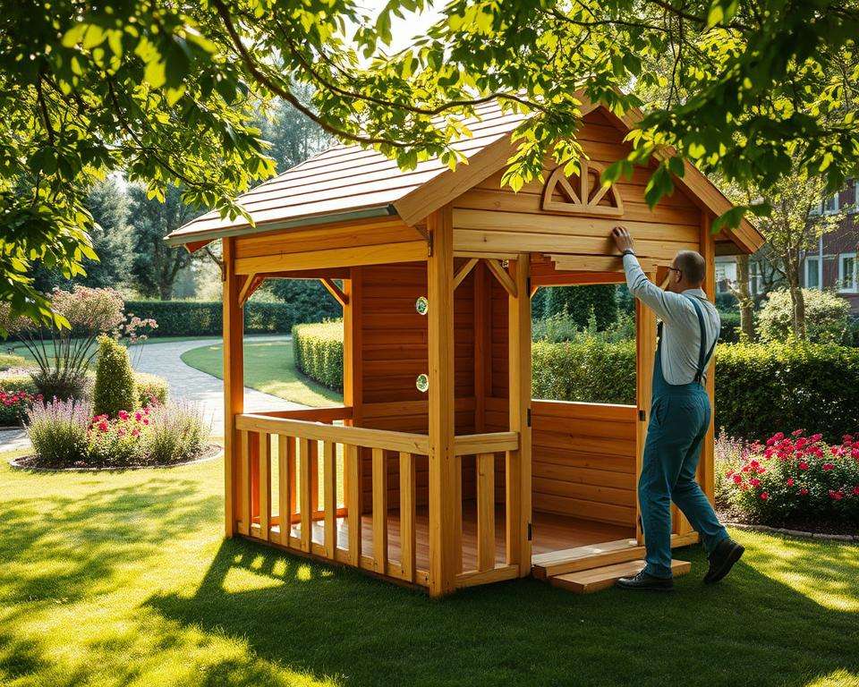 Spielhaus Wartung Sicherheit