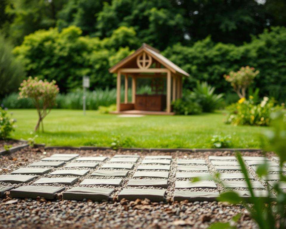 Standortanalyse Gartenhaus Fundament