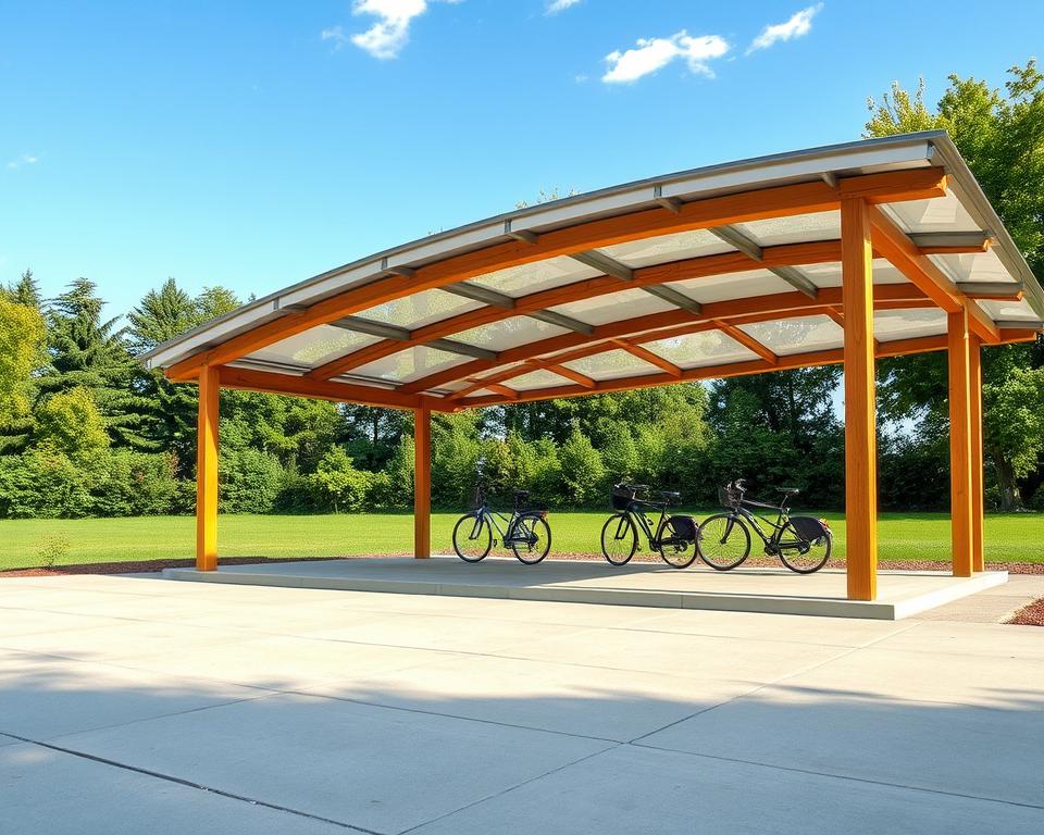 Standortwahl Fahrradüberdachung