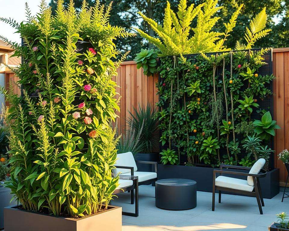 Standortwahl für vertikalen Garten