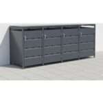 StarLine 4er Mülltonnenbox Modell Stabilo 240 l| Rabatt: 26%