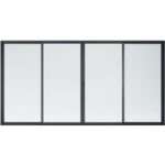 StarLine Aluminium Schiebetür ISO-Slide 400 x 206| Rabatt: 33%