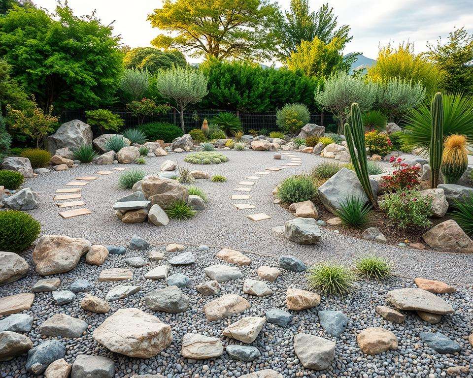 Steingarten Planung und Standortanalyse