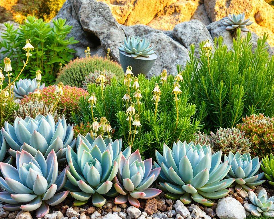 Steingartenpflanzen Auswahl und Bepflanzung