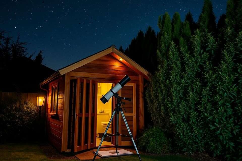 Sternbeobachtungs-Schuppen – Tipps für ein Teleskop-Setup im Garten