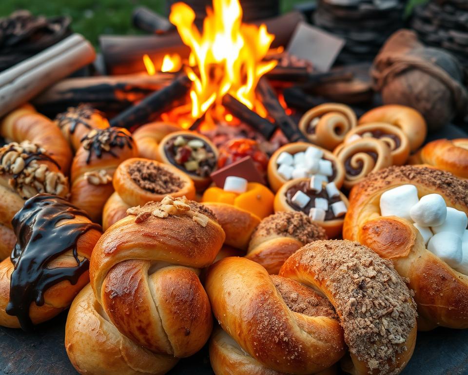 Stockbrot Variationen und Füllungen