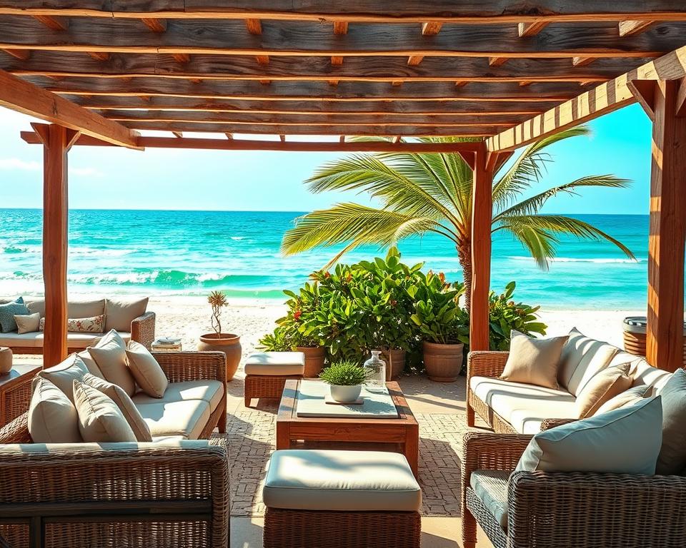 Strandmöbel für Outdoor-Lounge
