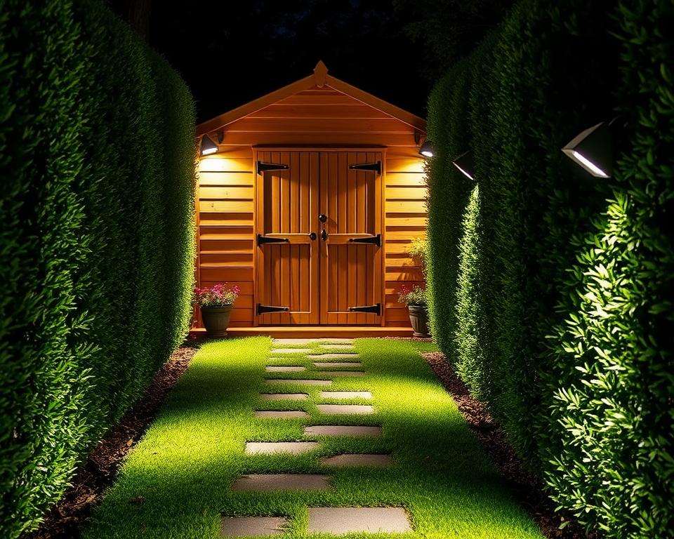 Strategische Beleuchtung Außenbereich Garten