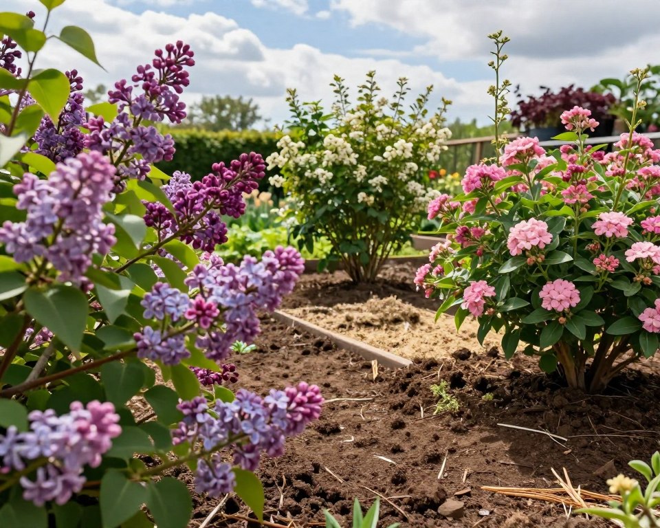 Strauchpflege auf Lehmboden