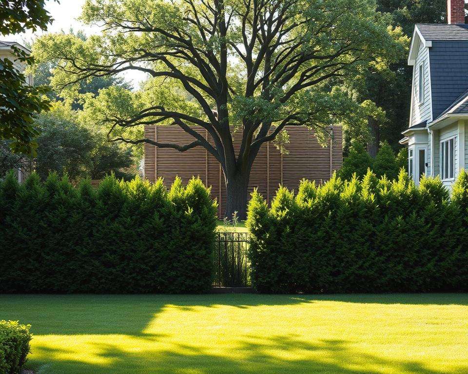 Streit um Bäume Hecken Sichtschutz