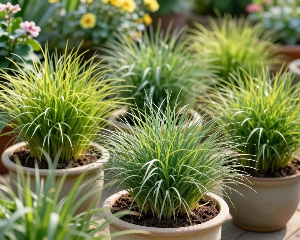 Substrat Gräser Kübelbepflanzung