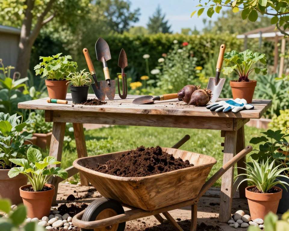 Sumpfbeet Materialien