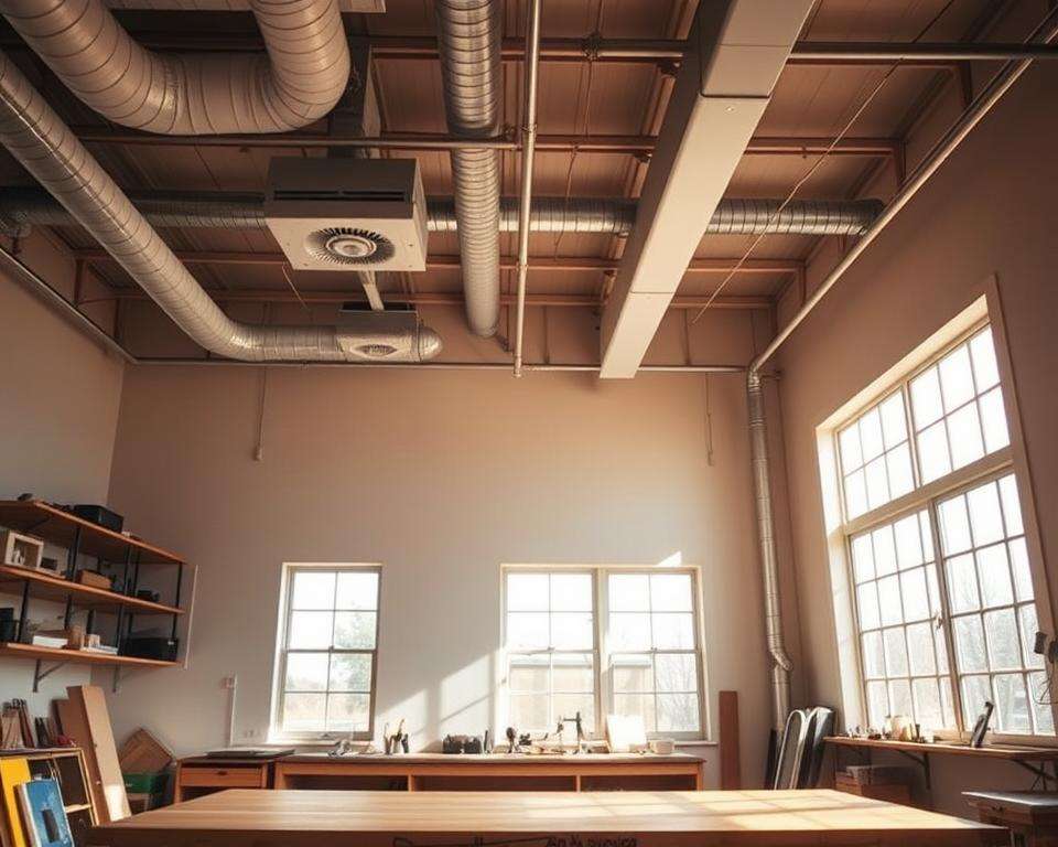 Tageslicht Fenster Belüftung Werkstatt