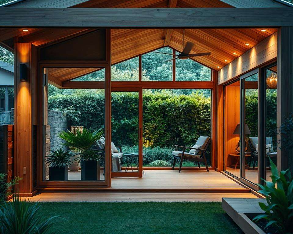 Technik Integration Gartenhaus