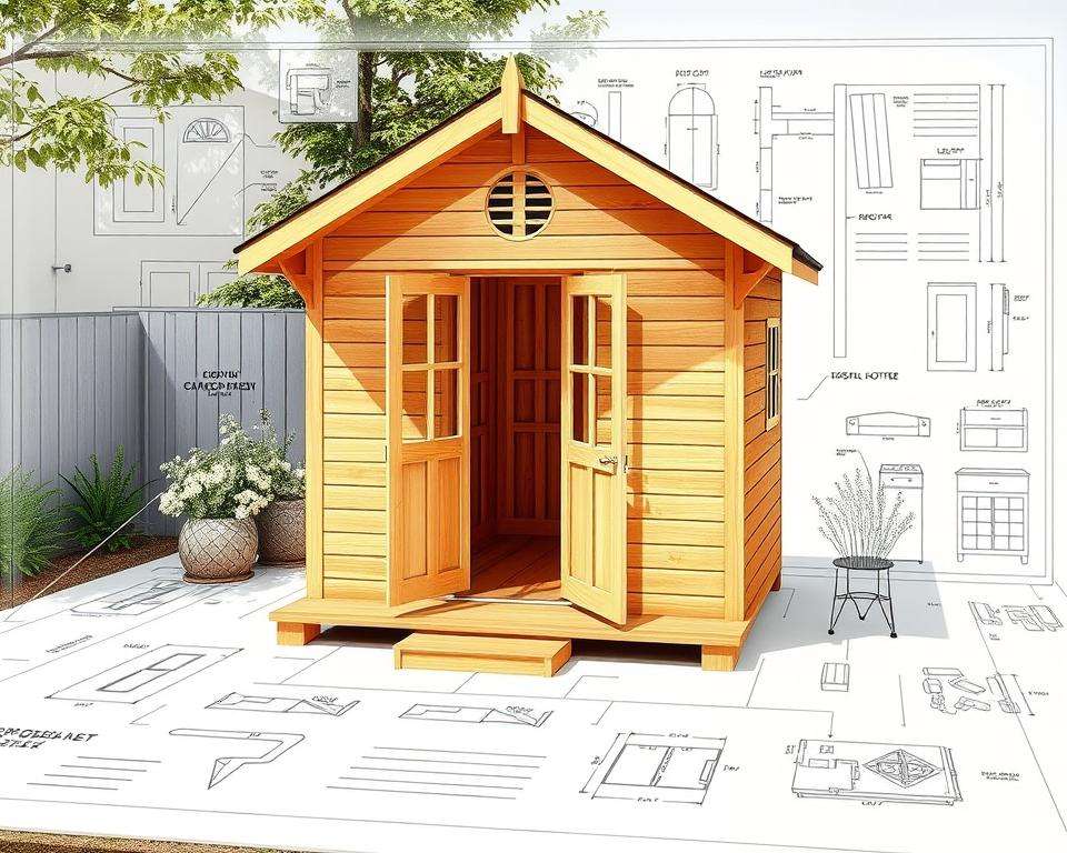 Technische Planung Gartenhaus