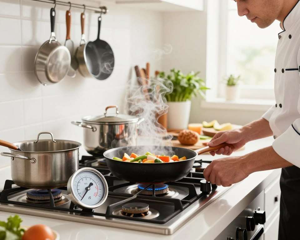 Temperaturkontrolle beim Kochen