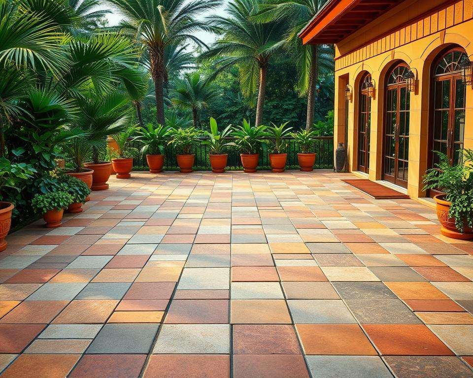 Terrassen Verlegemuster Ideen