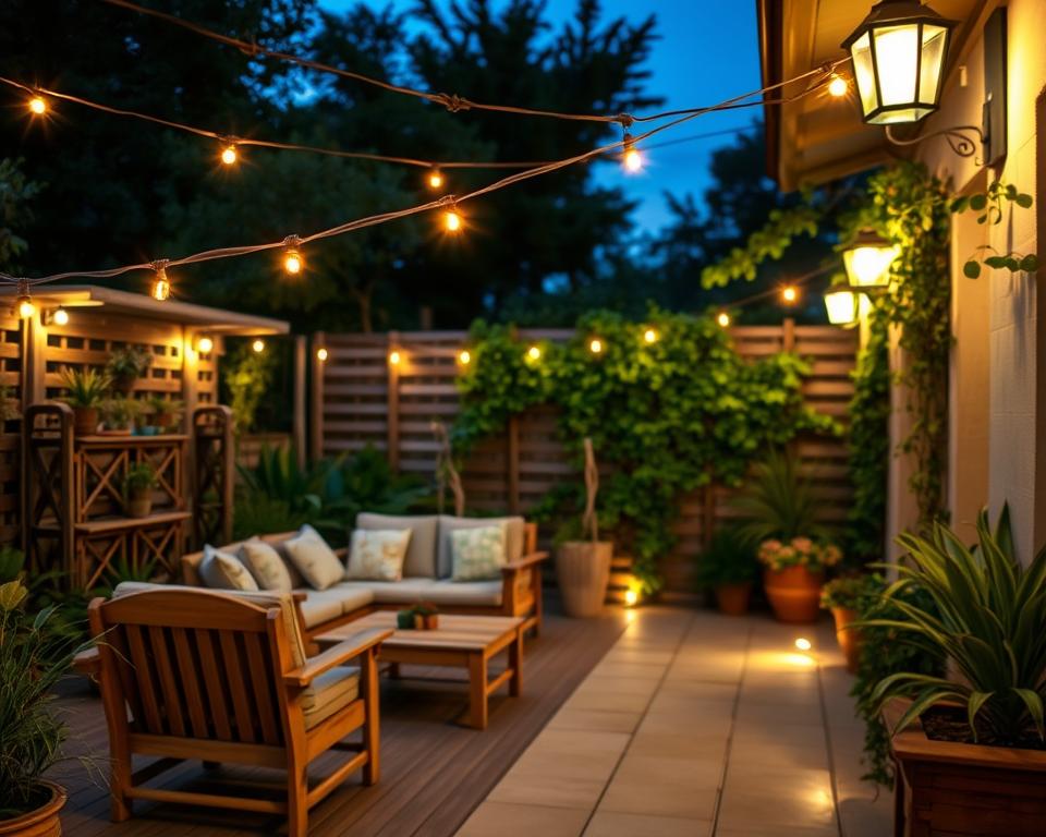 Terrassenbeleuchtung Konzepte