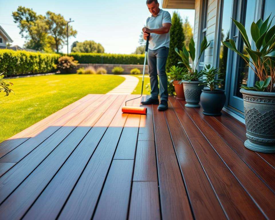 Terrassenimprägnierung und Versiegelung