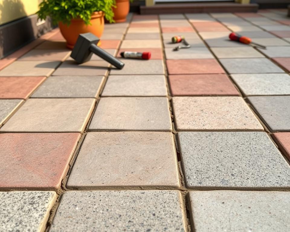 Terrassenplatten Verfugungstechniken