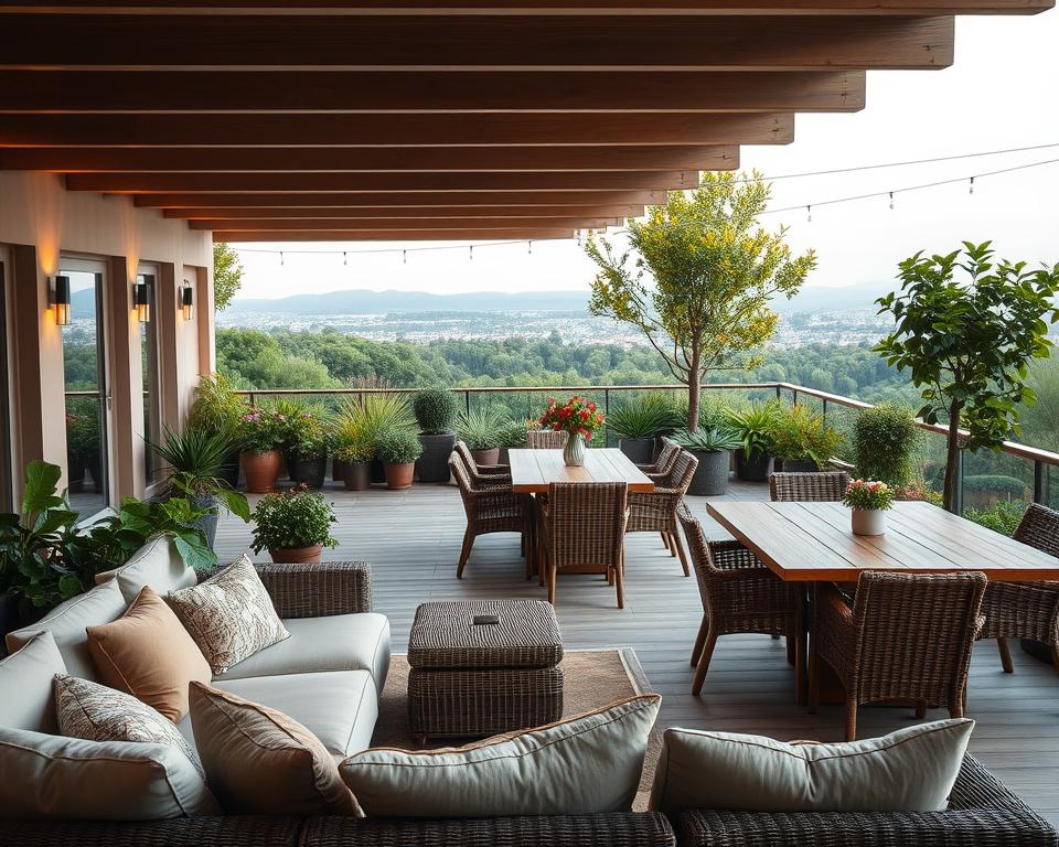 Terrassenzonen Gestaltung