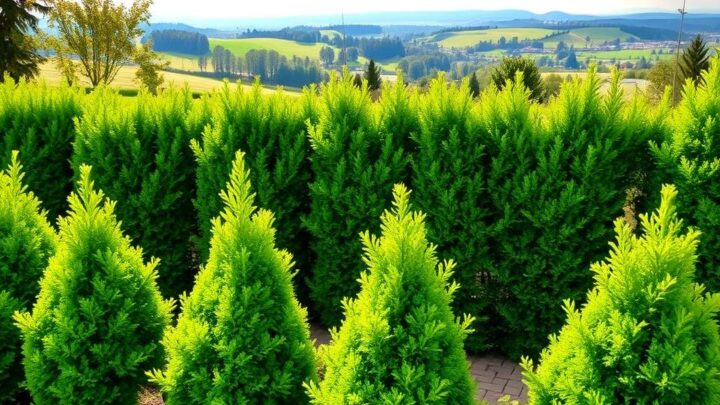 Thujahecke pflanzen – Schritt für Schritt erklärt