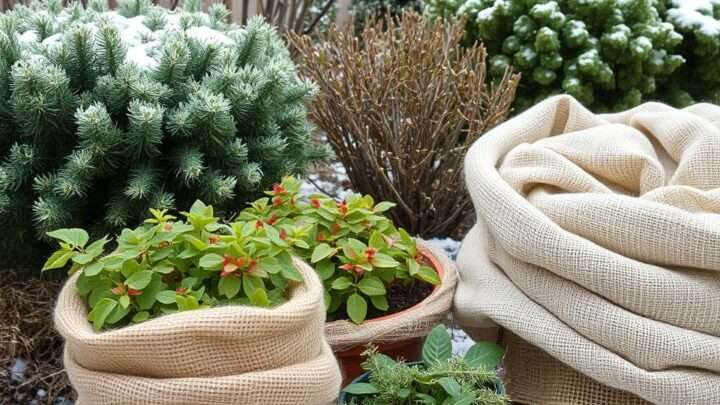 Tipps bei Frost im Garten