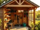Tipps – praktische Schränke und Aufhängungssysteme im Gartenhaus