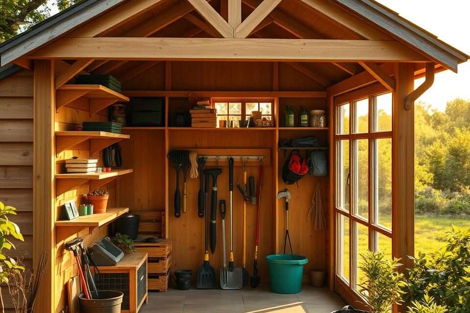 Tipps – praktische Schränke und Aufhängungssysteme im Gartenhaus nutzen