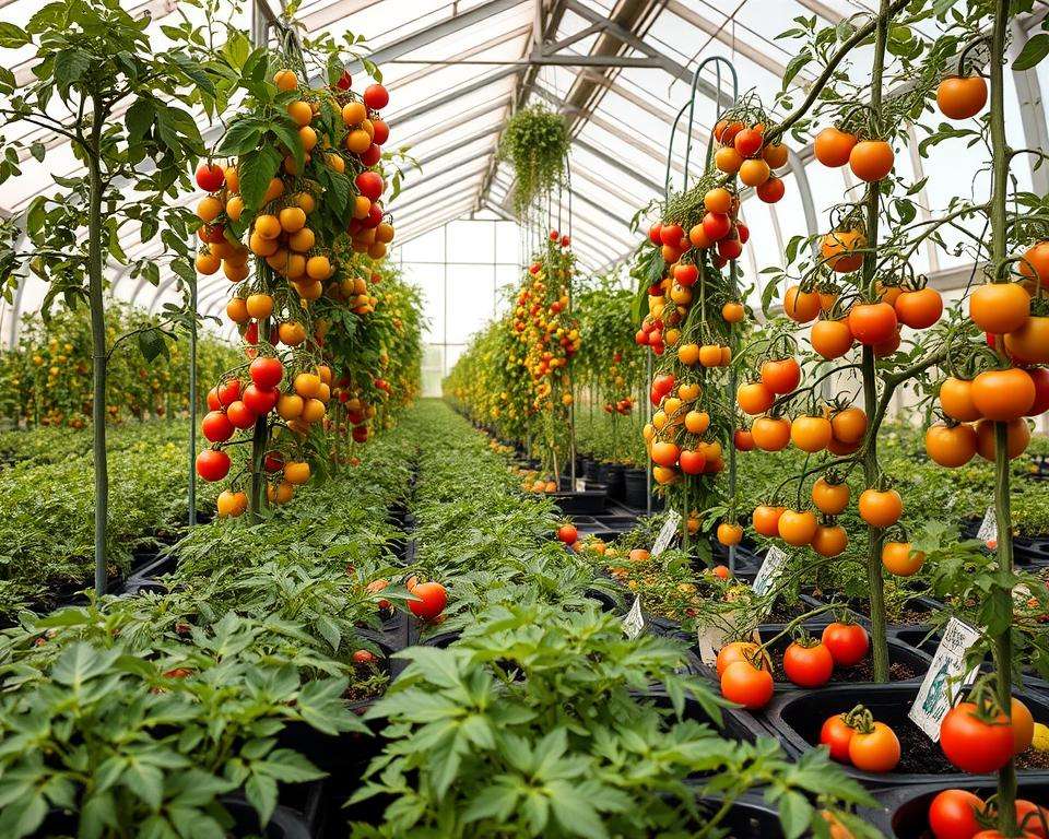 Tomatensorten Auswahl Gewächshaus