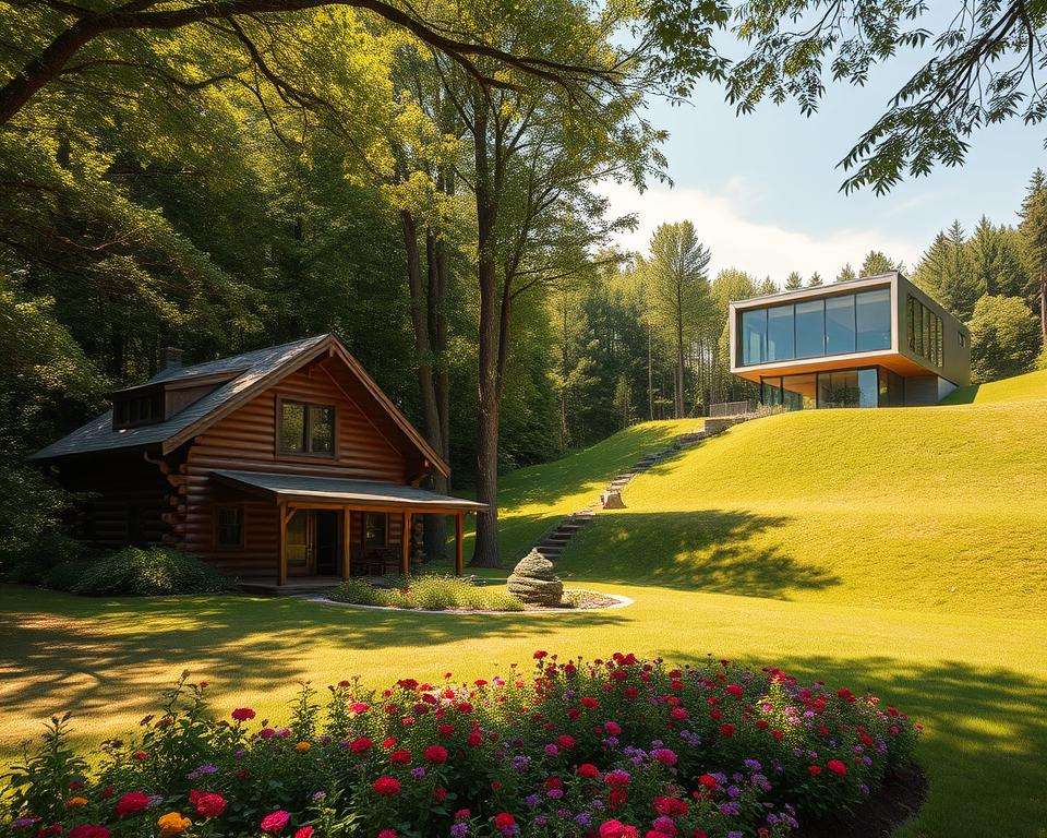 Traditionelle und moderne Bauweisen im Vergleich