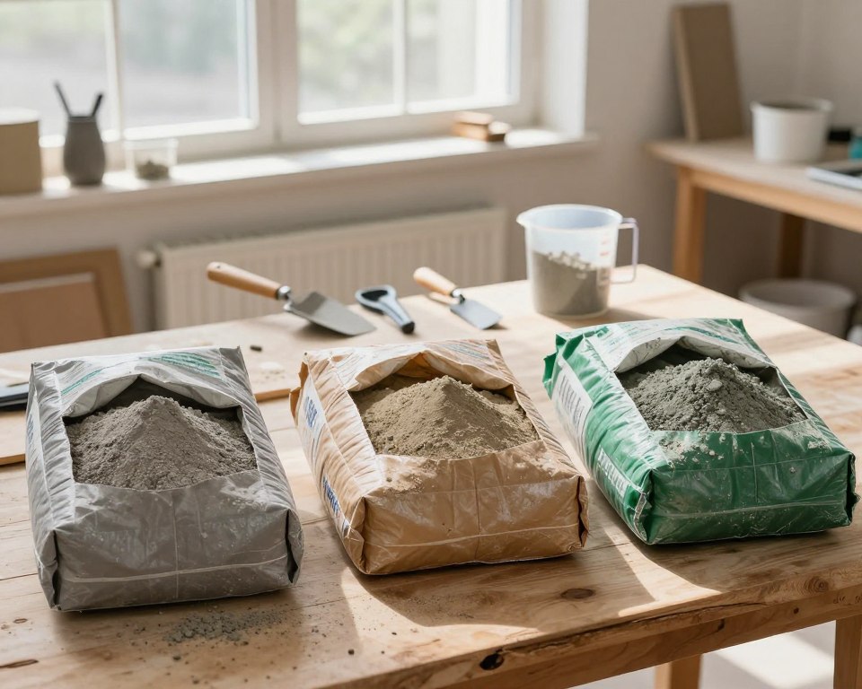 Trockenbeton Auswahl Übersicht